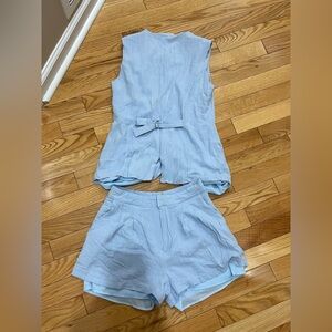 Peppermayo Light Blue Sleeveless Set